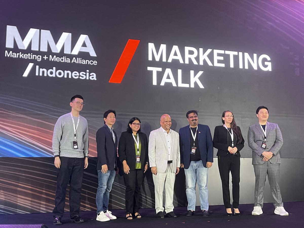 MMA Marketing Talk Indonesia 2026 di Mega Kuningan, Jakarta Selatan, Kamis (16/7/2026). (Liputan6.com/Winda)