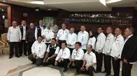Kementerian Agama resmi memberangkatkan tim advance petugas haji Indonesia, pada Senin (1/7/2019). Dok Kemenag