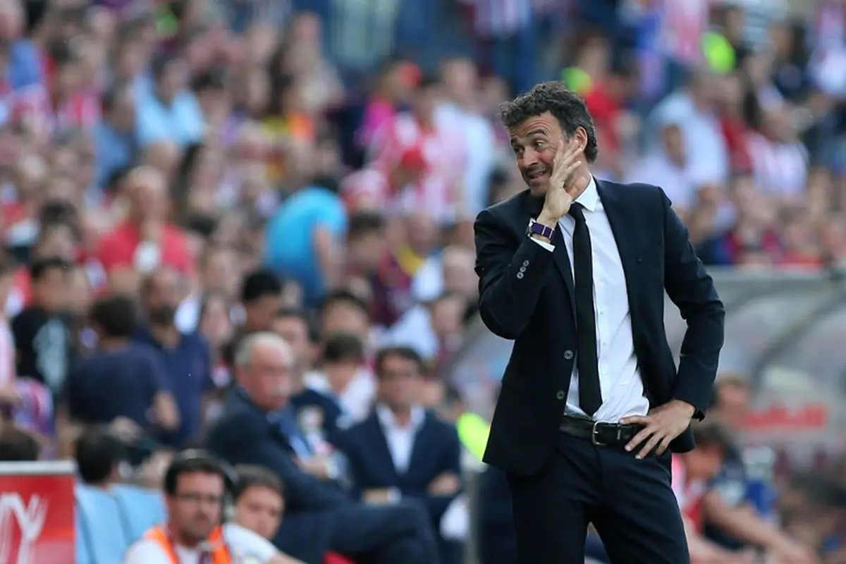 Pelatih Barcelona Luis Enrique