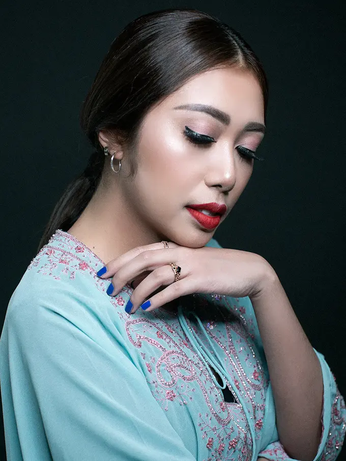 Natural Glam Makeup Look (Pink Red) - Picci Ramlan for FIMELA.com