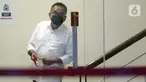 Wakil Ketua DPRD DKI Jakarta, M Taufik usai menjalani pemeriksaan sebagai saksi di Gedung KPK Jakarta, Selasa (10/8/2021). M Taufik diperiksa sebagai saksi kasus dugaan tindak pidana korupsi pengadaan tanah di Munjul, Pondok Ranggan, Jakarta Timur tahun 2019. (Liputan6.com/Helmi Fithriansyah)