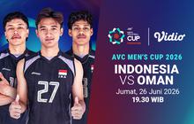 Link Siaran Langsung AVC Men’s Cup 2026 - Indonesia vs Oman di Vidio