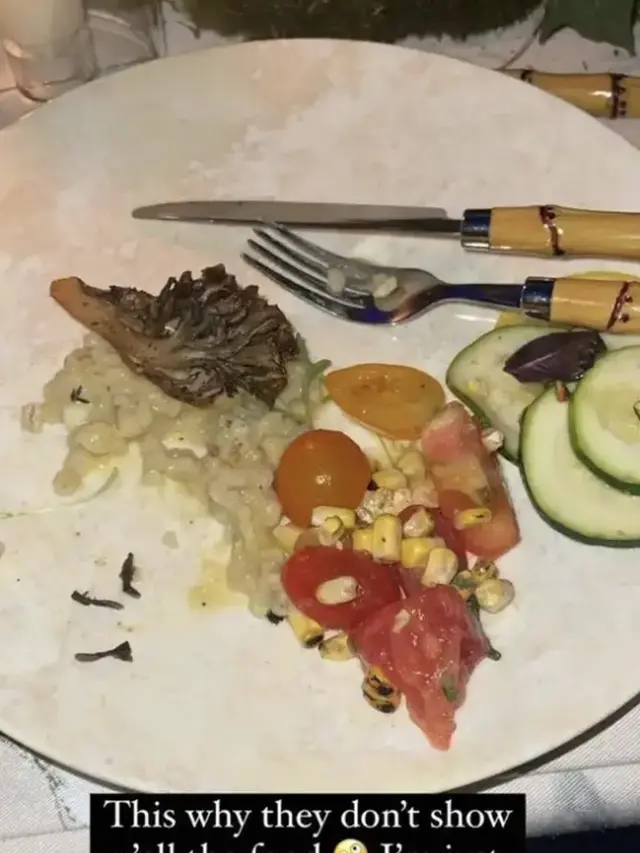 Keke Palmer membagikan menu makan malam yang disajikan di Met Gala 2021. [Foto: Instagram/keke]