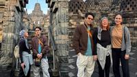 6 Potret Kedekatan Maxime dan Mertua, Tampil Akrab Bersama Luna Maya di Borobudur