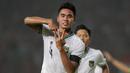 <p>Selebrasi pemain Timnas Indonesia U-19,&nbsp;Muhammad Ferrari&nbsp;usai menjebol gawang Myanmar dalam pertandingan babak penyisihan Grup A Piala AFF U-19 yang berlangsung di Stadion Patriot Candrabhaga, Bekasi,&nbsp;Minggu (10/7/2022). (Bola.com/M Iqbal Ichsan)</p>