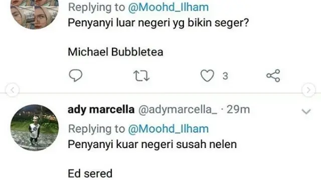 tebak-tebakan penyanyi (foto: Twitter)