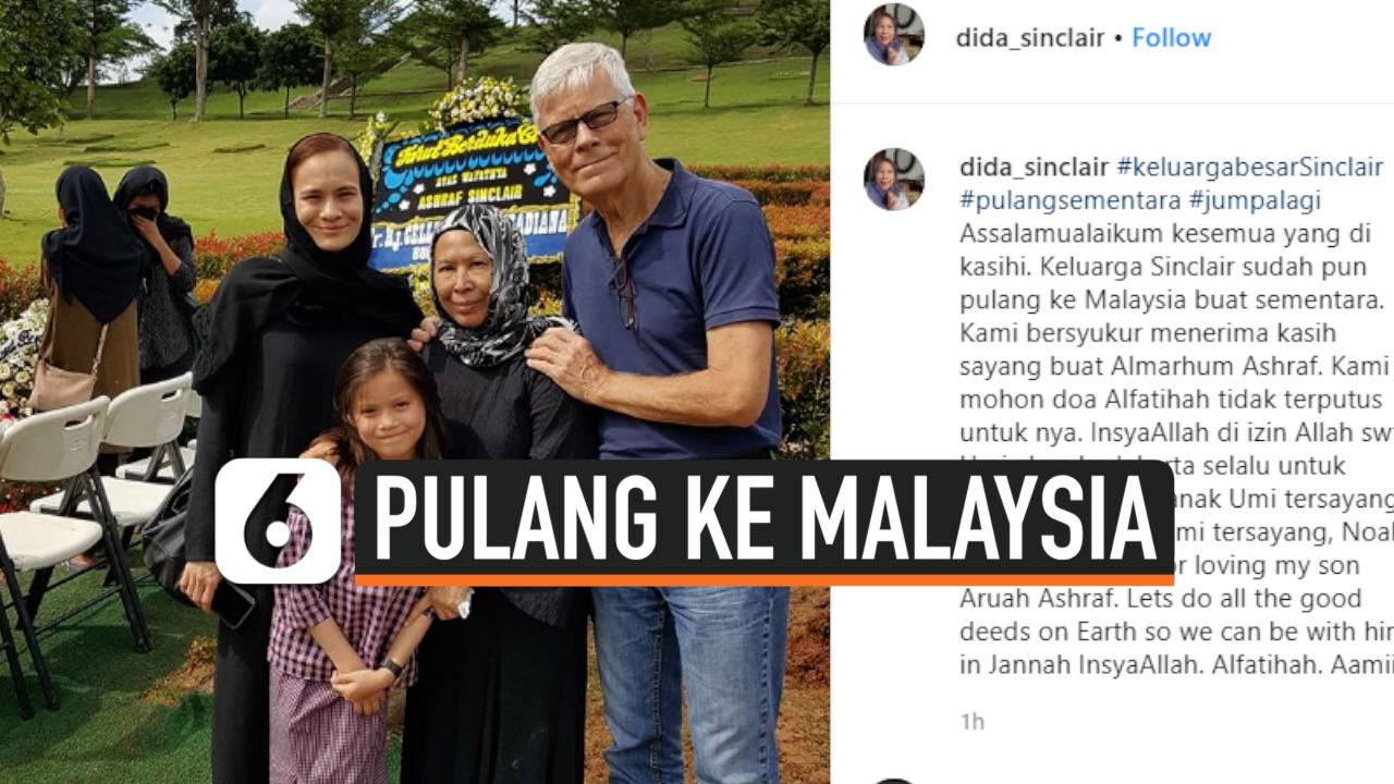 VIDEO: Keluarga Kunjungi Makam Ashraf Sinclair Sebelum Pulang ke Malaysia