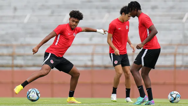 Latihan Timnas Kanada U-17