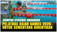 PB Akuatik Indonesia mengonfirmasi pelatnas akuatik Asian Games dihentikan sejak Maret 2026 akibat pemangkasan anggaran lebih dari 50 persen. Atlet sementara dipulangkan, sambil menunggu keputusan lanjutan dan pengajuan proposal ke pemerintah.