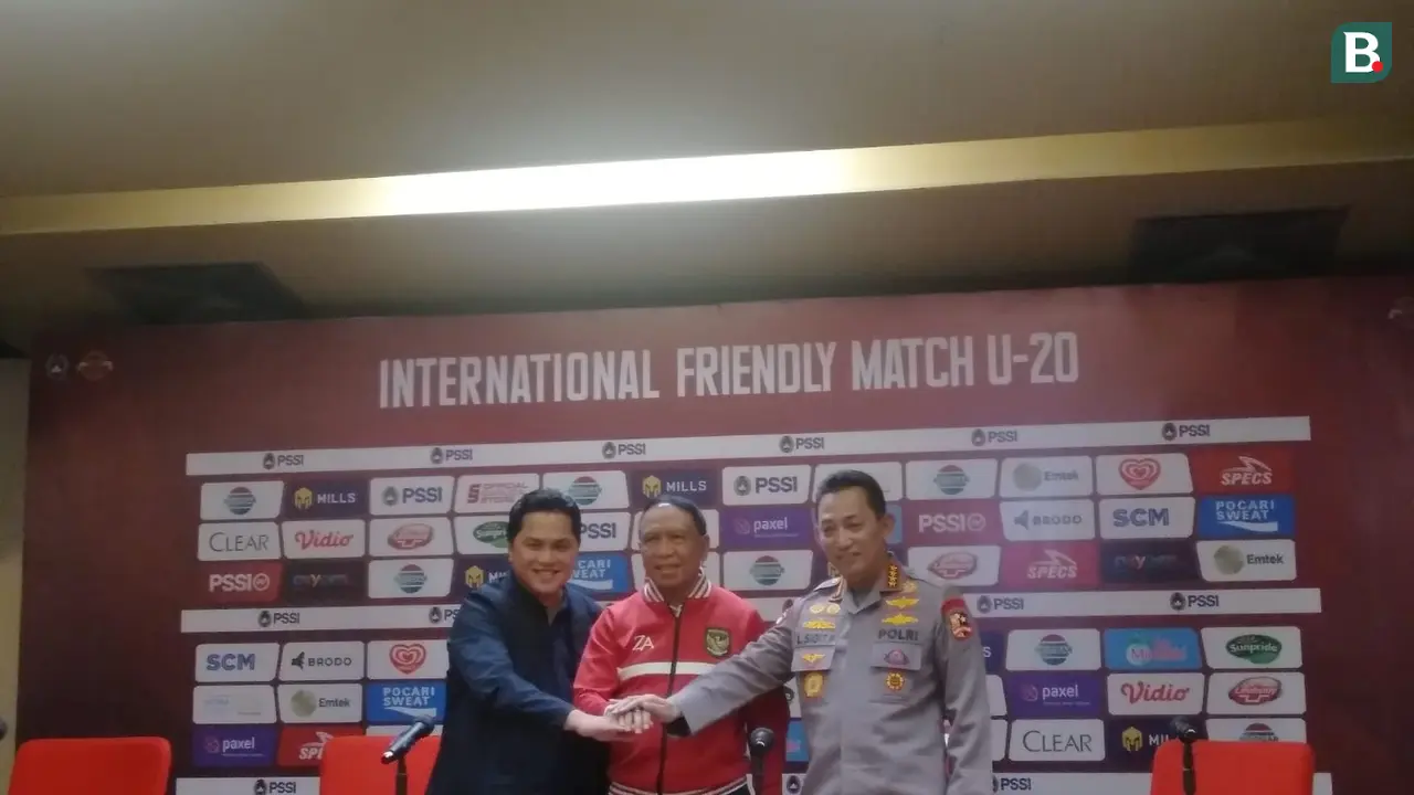 Erick Thohir, Zainudin Amali, dan Listyo Sigit