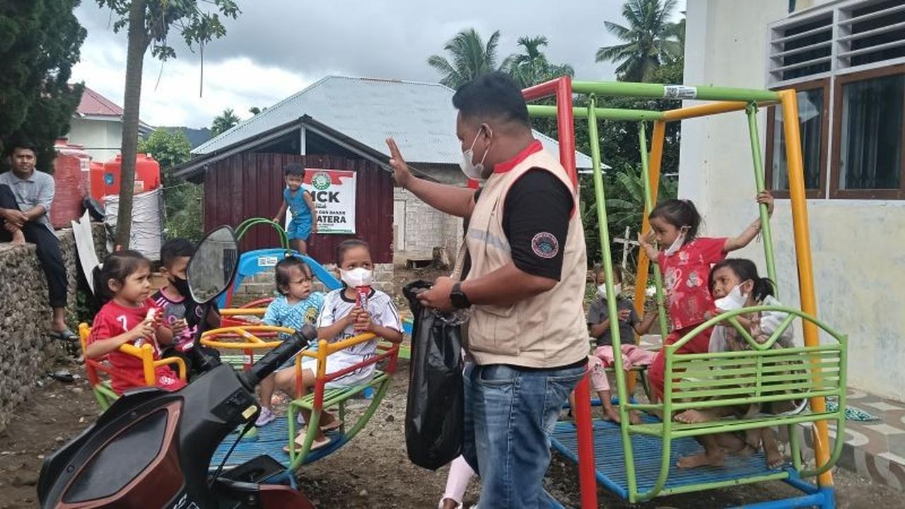 Keceriaan Anak Penyintas Bencana Agam di Hunian Sementara, Lupakan Duka Banjir Bandang