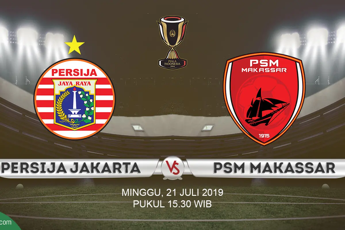 Final Piala Indonesia Leg 1: Persija Jakarta vs PSM Makassar