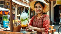 resep cendol dawet ©Ilustrasi dibuat AI