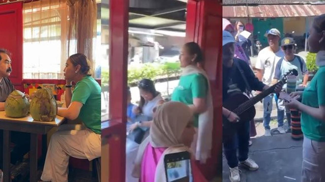 Ingat Hidup Susah, Potret Detik-Detik Inul Daratista Sawer Pengamen di Restoran Bakso Malang