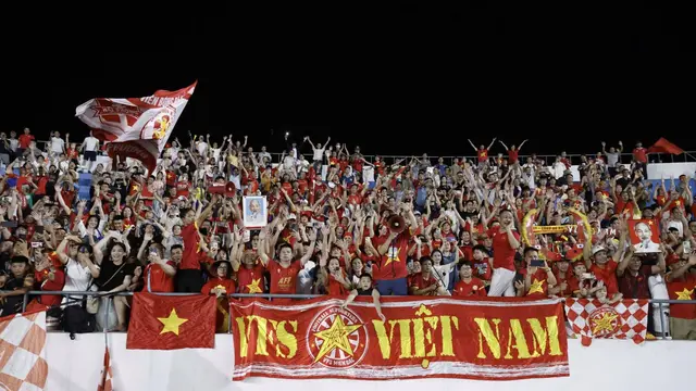 Suporter Timnas Vietnam.