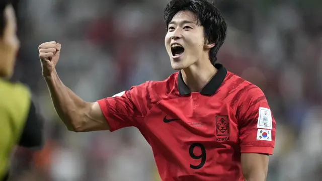 Penyerang Timnas Korea Selatan di Piala Dunia 2022, Cho Gue-sung.