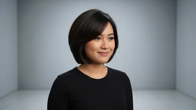 Model Rambut Pendek Wanita Cina
