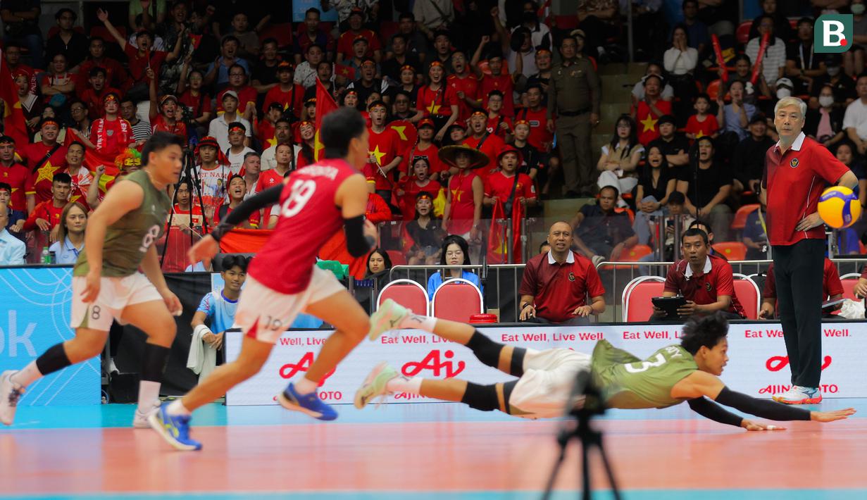 Semangat juang, kepercayaan diri, serta solidnya kerja tim menjadi kunci kebangkitan Timnas Bola Voli Putra Indonesia hingga mengamankan tiket final SEA Games 2025. (Bola.com/Bagaskara Lazuardi)