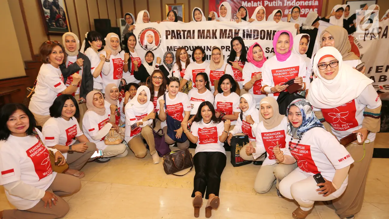 Deklarasi Kelompok Emak-emak Dukung Prabowo-Sandi