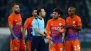  Manchester City bermain imbang 1-1 melawan Borussia Monchengladbach pada laga kelima Grup C Liga Champions di Borussia-Park, Rabu (23/11/2016). (Reuters/Wolfgang Rattay)