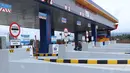 Kondisi gerbang tol Cigombong I di Cigombong, Kab Bogor, Jawa Barat, usai diresmikan, Sabtu (1/12). Ruas panjang tol Ciawi-Sukabumi Seksi I Ciawi-Cigombongsejauh 15,3 kilometer. (Liputan6.com/Helmi Fithriansyah)