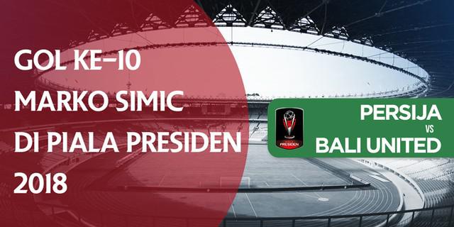 VIDEO: Gol Ke-10 Marko Simic di Piala Presiden 2018