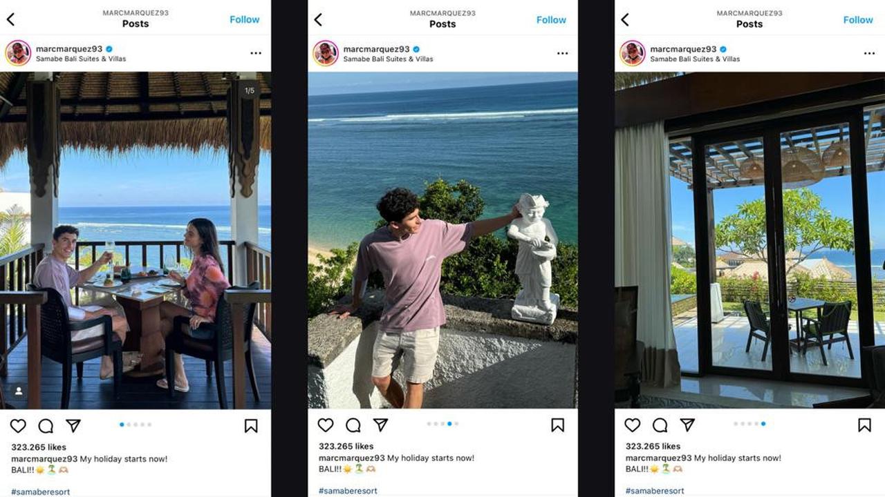 Marc Marquez Liburan Bersama Pacarnya di Bali