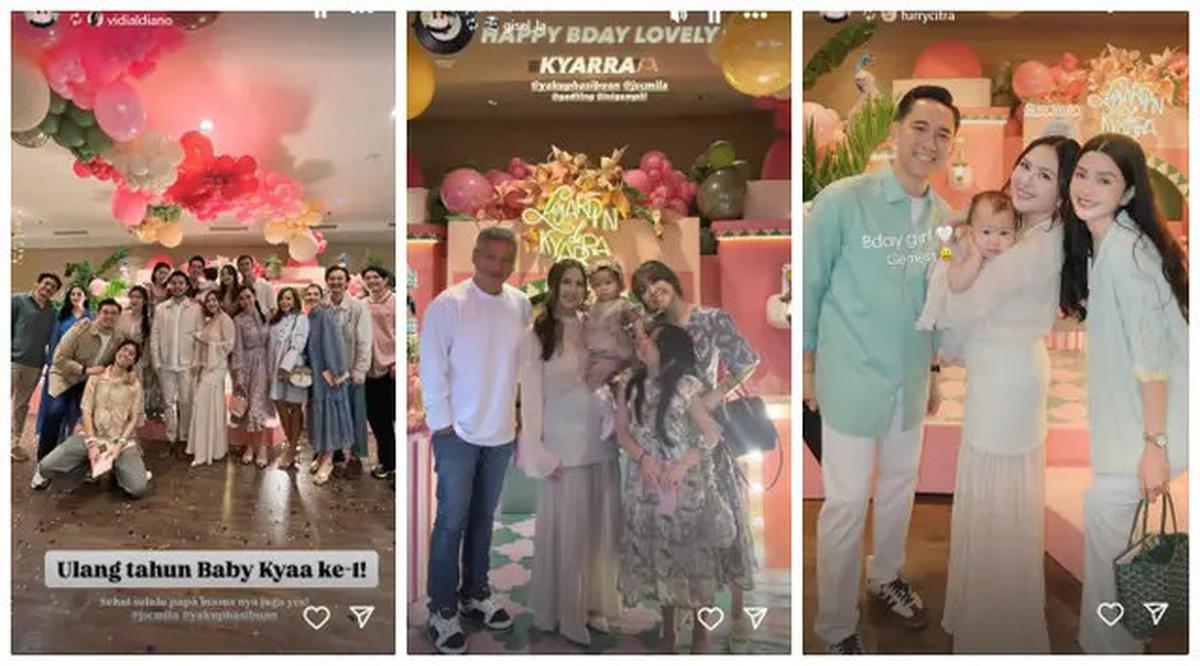 7 Potret Pesta Ultah Kyarra Anak Jessica Mila ke-1 Tahun, Penuh Bahagia Bareng Keluarga