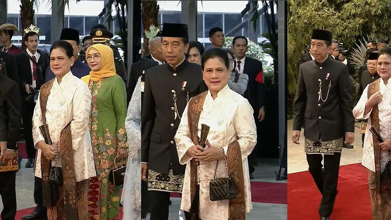 VIDEO: Iriana Kode Jempol ke Didit Prabowo, Jokowi Tatap Mata Gibran Jelang Pelantikan di MPR