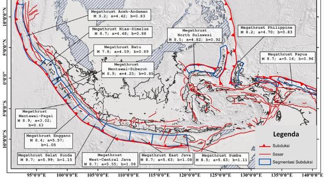 gempa bumi zona megathrust