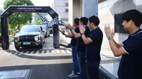 Pelepasan media test drive Mitsubishi Destinator dari kantor pusat MMKSI di Pulomas, Jakarta. (ist)