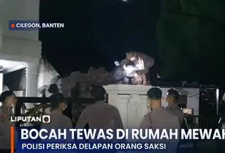Polisi olah TKP di rumah mewah Dewan Pakar PKS Cilegon