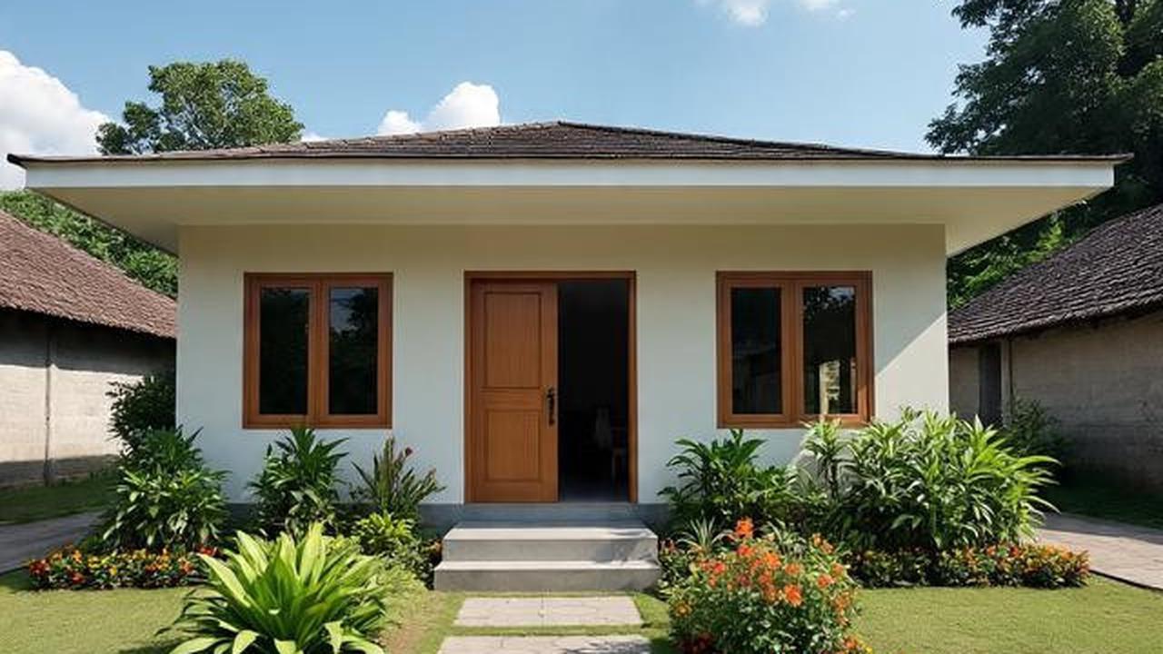 9 Desain Rumah Kampung Tapi Terlihat Seperti Rumah Rp 500 Juta, Hunian Sederhana Modern