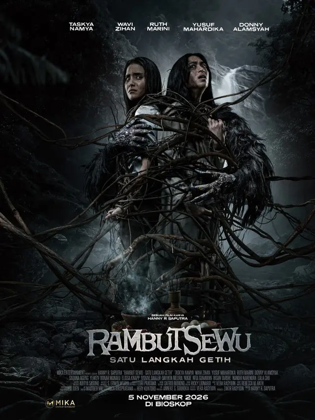 Poster Rambut Sewu: Satu Langkah Getih (Mika Entertainment)