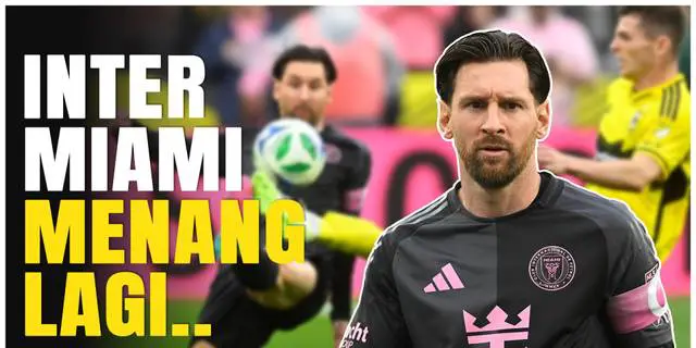 VIDEO: Lionel Messi Nihil Gol, Inter Miami Raih Kemenangan Lewat Gol Tunggal Benjamin Cremaschi Kontra Columbus