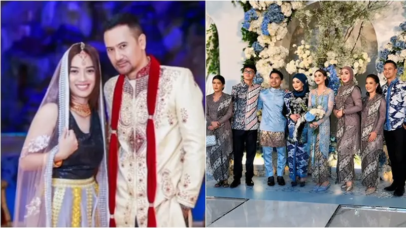 6 Potret Mudjie Massaid dan Istri DJ Lucyana, Kompak dengan Keluarga Besar