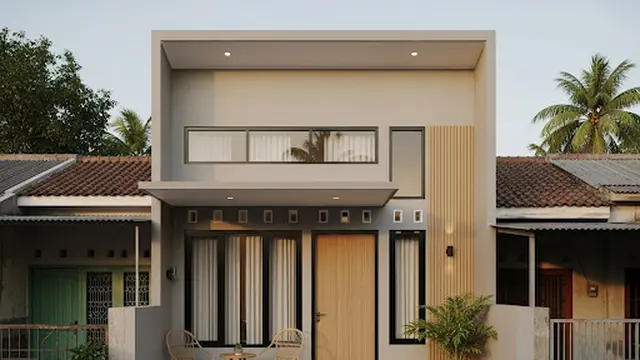 Rumah 5x10 Kotak Sederhana (Box House)