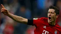 Striker Bayern Muenchen asal Polandia, Robert Lewandowski. (REUTERS / Michael Dalder)