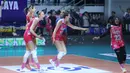 Jakarta Livin' Mandiri menaklukkan Bandung bjb Tandamata dengan skor tipis 3-2 (21-25, 28-26, 31-29, 22-25, 16-14). (Dok. PBVSI)