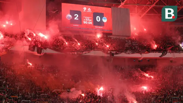 Foto: Atmosfer Manyala di SUGBK, Laga Persija Vs PSIM Pecahkan Rekor Penonton di BRI Super League 2025/2026