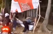 Geram Caleg Tebar Janji Palsu Tiap 5 Tahun, Mahasiswa Rusak Sejumlah Baliho di Bogor