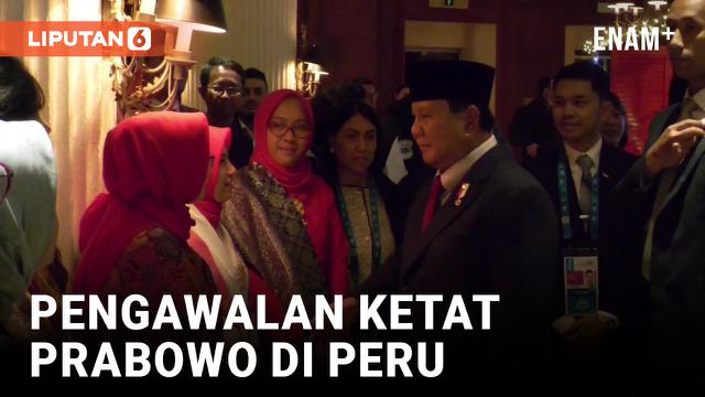 Dikawal Ketat! Prabowo Akhirnya Tiba di Peru