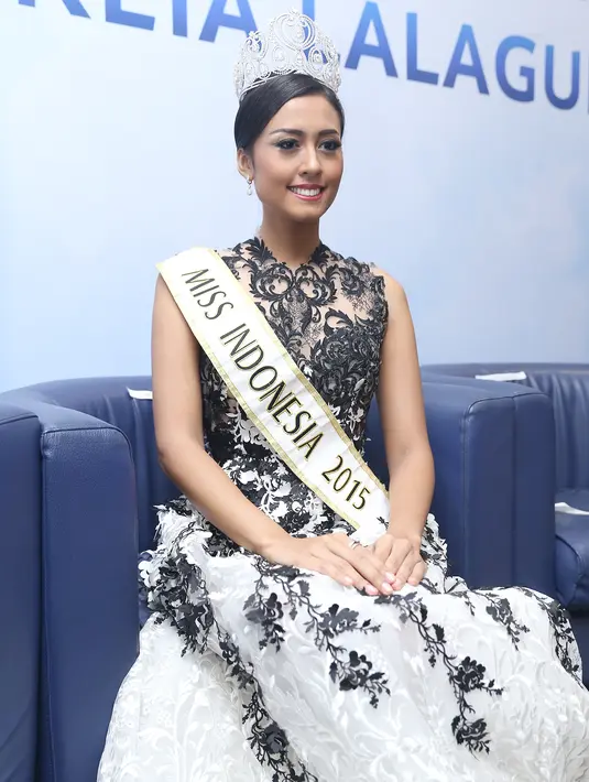 Maria adalah alumni dari Universitas Trisakti,  Maria pun fasih berbahasa Inggris, Mandarin, dan Prancis.  ( Andie Masela/Bintang.com)