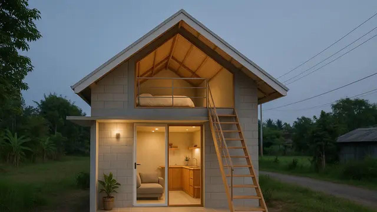 10 Model Rumah Mungil di Desa dengan Mezzanine Minimalis, Sudut Kecil Ini Auto Jadi Tempat Favorit