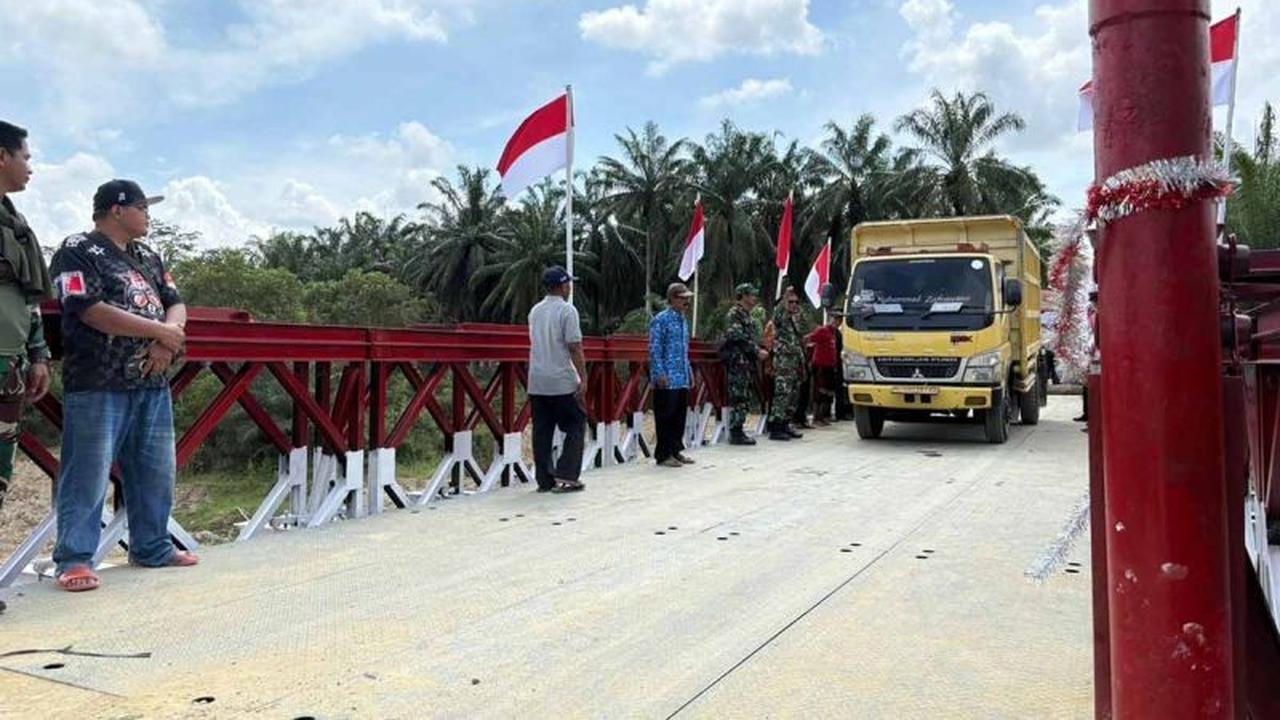 TNI Rampungkan Pembangunan Jembatan Bailey Aceh Utara, Pulihkan Akses Tiga Kecamatan Vital