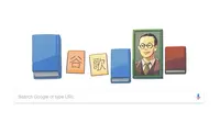 Zhou Youguang Tampil sebagai Google Doodle hari ini. (Doc: Google)