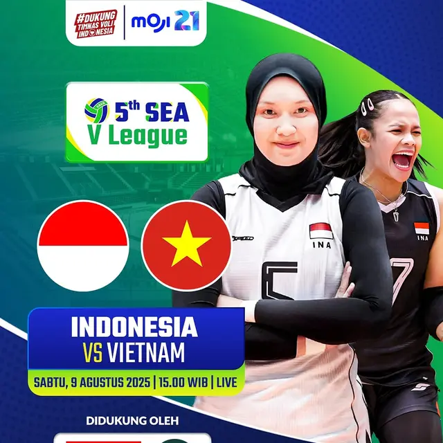 Timnas Voli Putri Indonesia - SEA V League 2025 - Bola Voli
