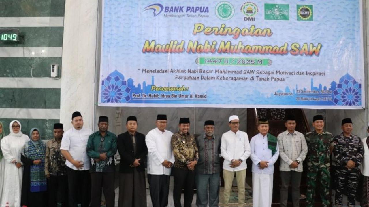 Tahukah Anda? Maulid Nabi Muhammad SAW Jadi Momentum Pemprov Papua Jaga Kerukunan Umat Beragama Papua