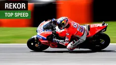 Berita video daftar pencetak rekor top speed di MotoGP, di mana nama Valentino Rossi dan Marc Marquez tidak masuk 5 besar.