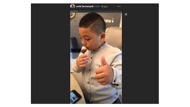 Momen Kedekatan Azriel Hermansyah dan Adik Tirinya Kellen Lemos, Tampak Akrab